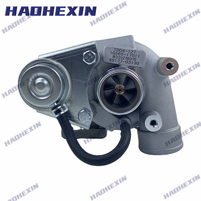 TD04-12T Turbocharger 49177-03161 49177-03130 1G565-17011 for Bobcat S220 S250 S300 Loader for Kubota V3300-T